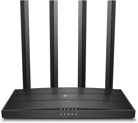 TP-Link AC1200 Gigabit WiFi Router (Archer A6) – Dual Band MU-MIMO, Long Range Coverage, 4 Antennas, OneMesh & AP Mode