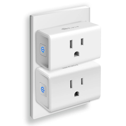 Kasa Smart Plug Ultra Mini 15A – Wi-Fi Outlet, Works with Alexa, Google Home & IFTTT, No Hub Required, UL Certified, 2.4GHz Wi-Fi Only, 2-Pack (EP10P2), White